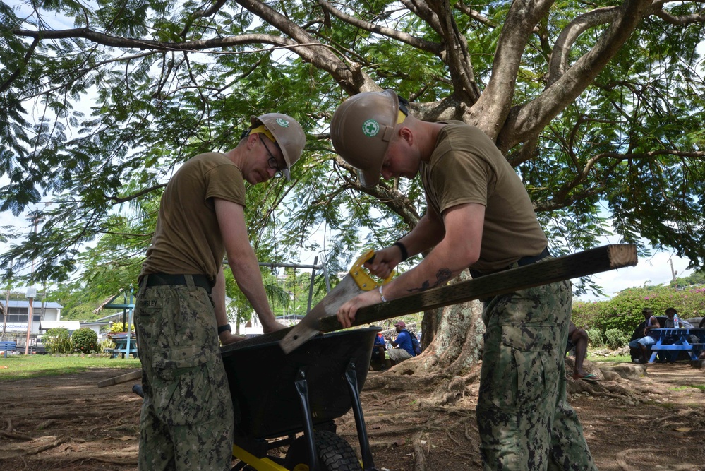 Pacific Partnership 2022 participates in restoration project at Rove's Children's Park