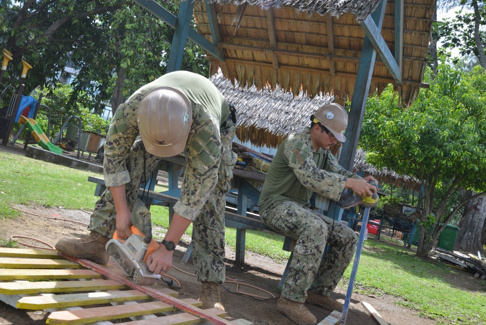 Pacific Partnership 2022 participates in restoration project at Rove's Children's Park