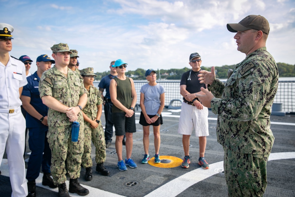 USS Minneapolis-Saint Paul Give Tours to Naval Academy Midshipmen and the General Public