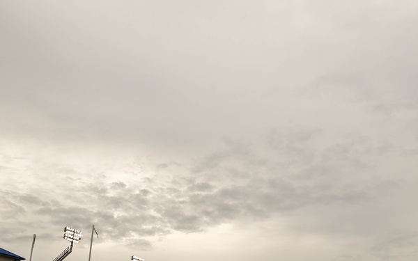 A.W. Mumford Stadium B-52H Flyover