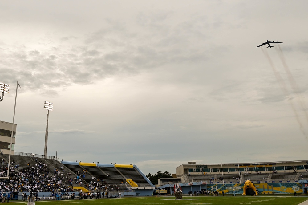 A.W. Mumford Stadium B-52H Flyover