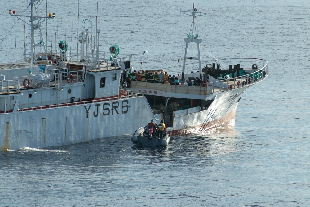 USS Oakland (LCS 24) supports Oceania Maritime Support Initiative (OMSI).