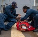 Bainbridge is operating as part of the Harry S. Truman Strike Group in the Atlantic Ocean in support of naval operations to maintain maritime stability and security in order to ensure access, deter aggression and defend U.S., allied and partner interests.