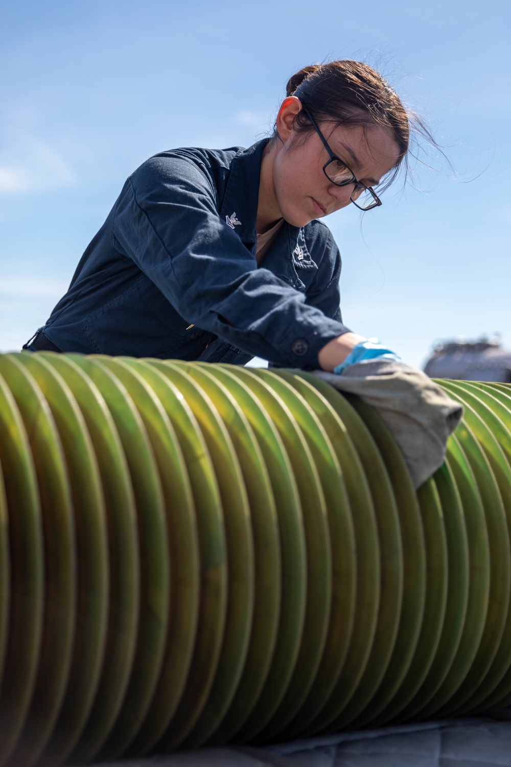 Bainbridge is operating as part of the Harry S. Truman Strike Group in the Atlantic Ocean in support of naval operations to maintain maritime stability and security in order to ensure access, deter aggression and defend U.S., allied and partner interests.