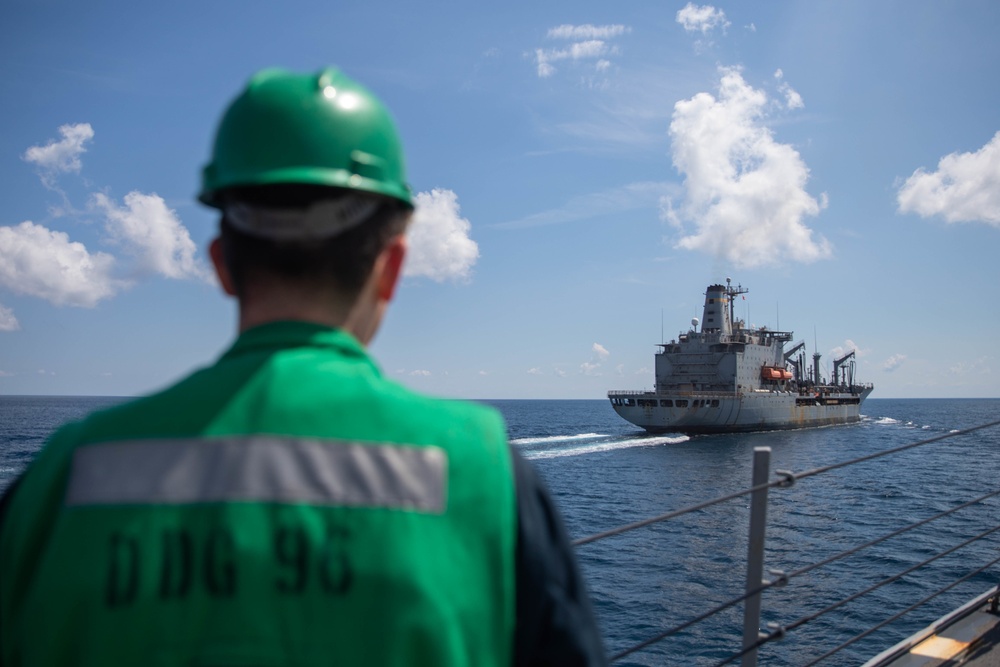 Bainbridge is operating as part of the Harry S. Truman Strike Group in the Atlantic Ocean in support of naval operations to maintain maritime stability and security in order to ensure access, deter aggression and defend U.S., allied and partner interests.