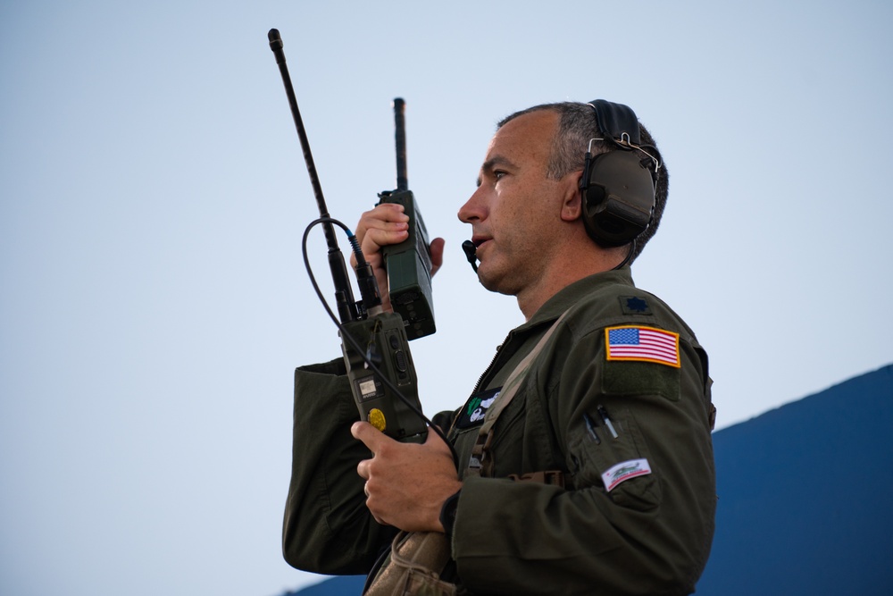 129th Rescue Squadron conducts flyover of San Jose State University football game