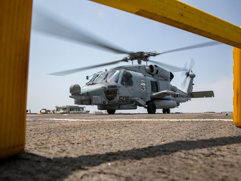 USS Delbert D. Black Conducts Flight Operations