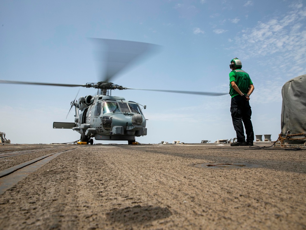 DVIDS - Images - USS Delbert D. Black Conducts Flight Operations [Image ...