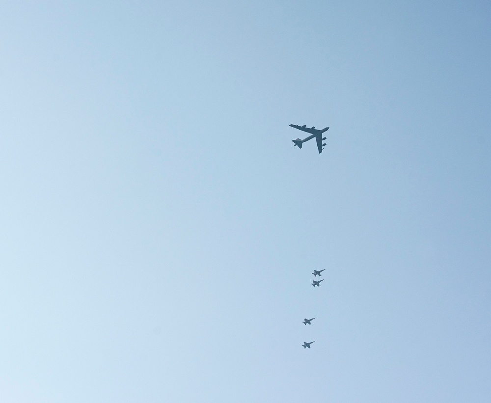 B-52s support bomber task force