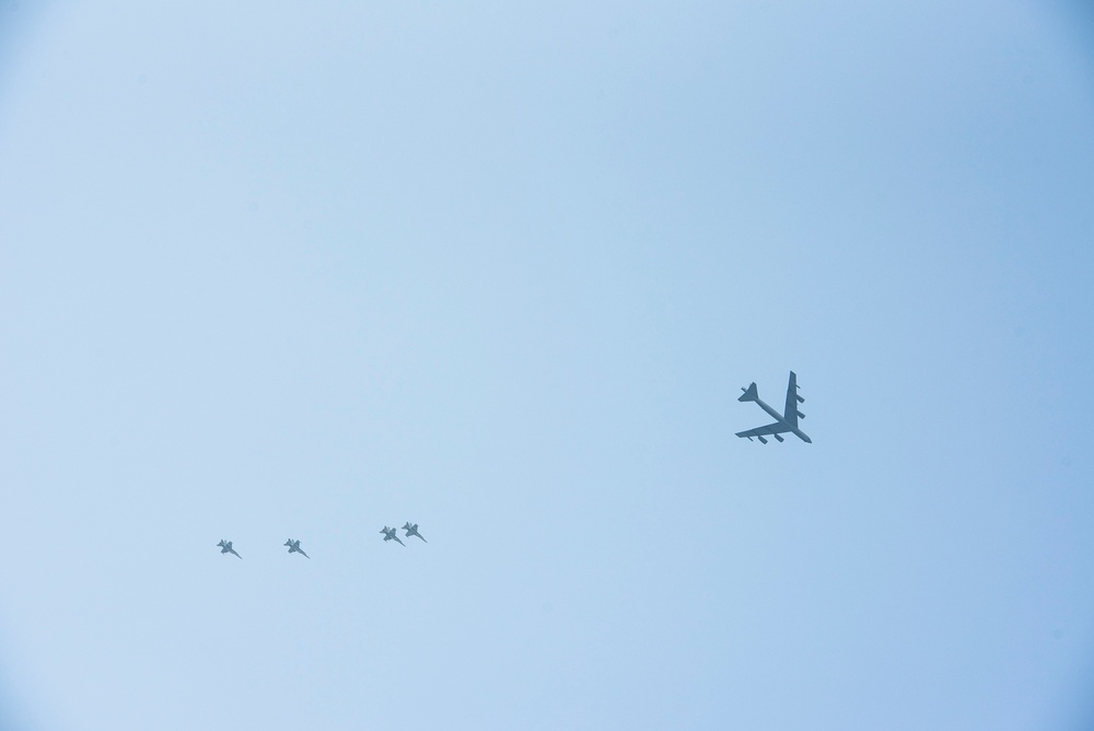 B-52s support bomber task force