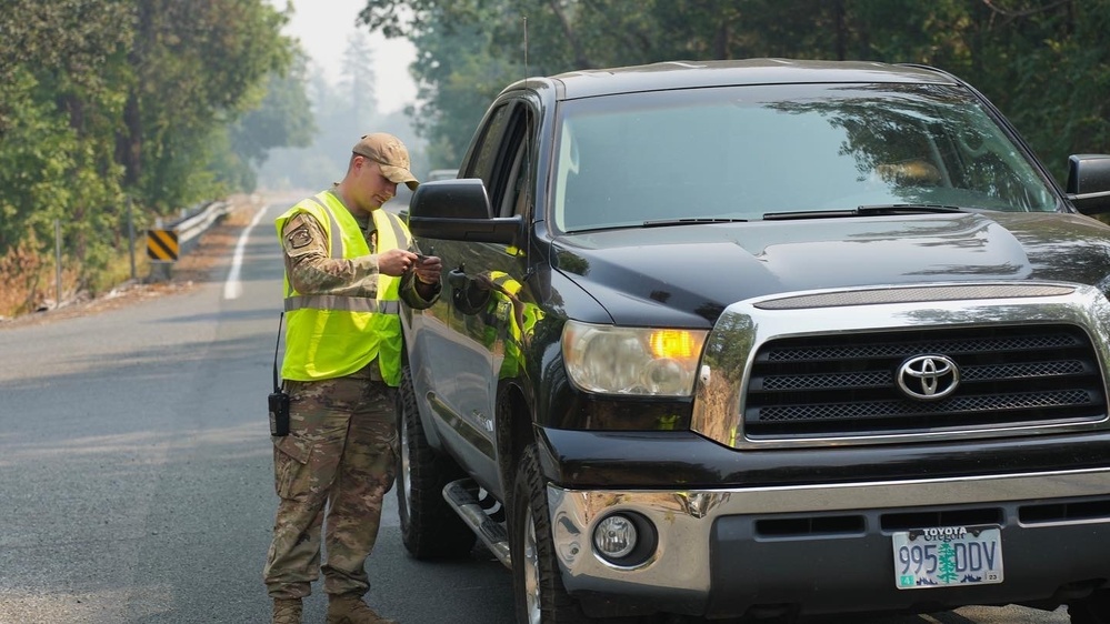 Oregon National Guard Supporting Rum Creek Fire Fighting