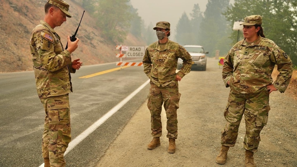 Oregon National Guard Supporting Rum Creek Fire Fighting