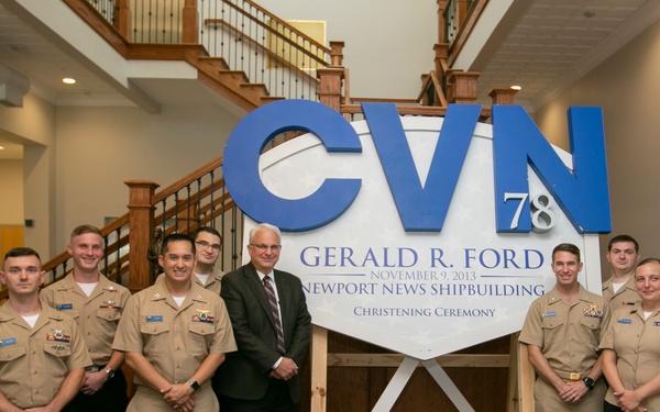 USS Gerald R. Ford (CVN 78) Namesake Visit