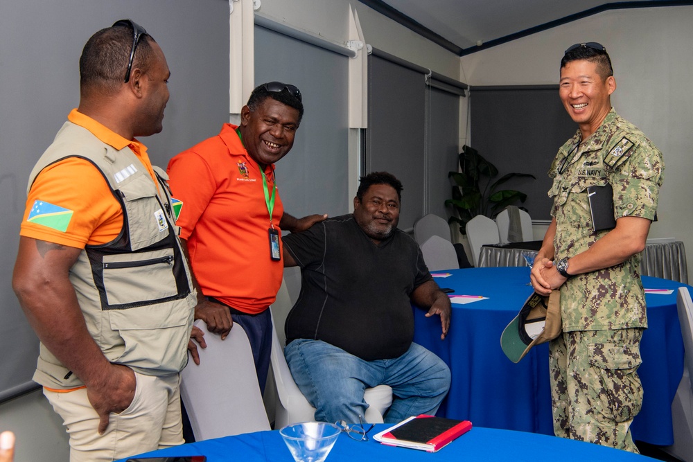 Humanitarian and Disaster Relief Training with U.S., Australian, and Solomon Islands participants