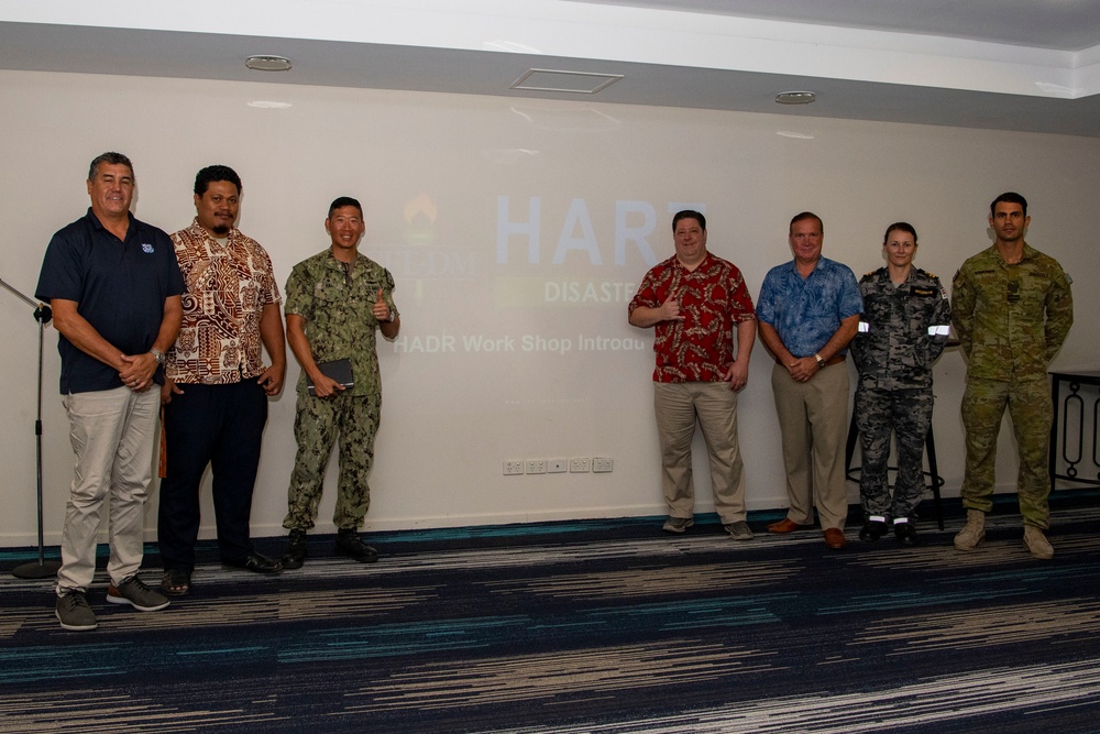 Humanitarian and Disaster Relief Training with U.S., Australian, and Solomon Islands participants