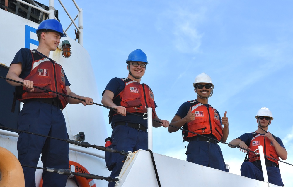 Coast Guard Cutter Vigorous returns home following 53-day patrol to Eastern Pacific Ocean