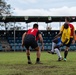 Pacific Partnership 2022 personnel compete against Solomon Islands national soccer team