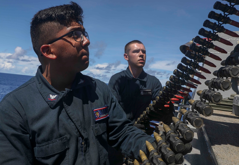 USS Barry (DDG 52) Conducts Close-In Weapon System Upload