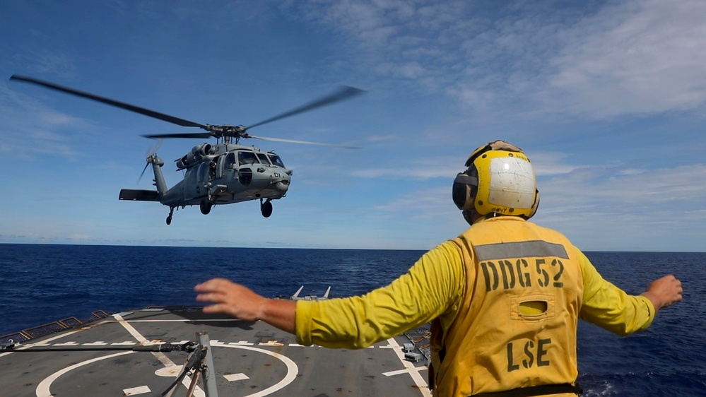 USS Barry (DDG 52) Conducts Naval Surface Fire Support Exercise