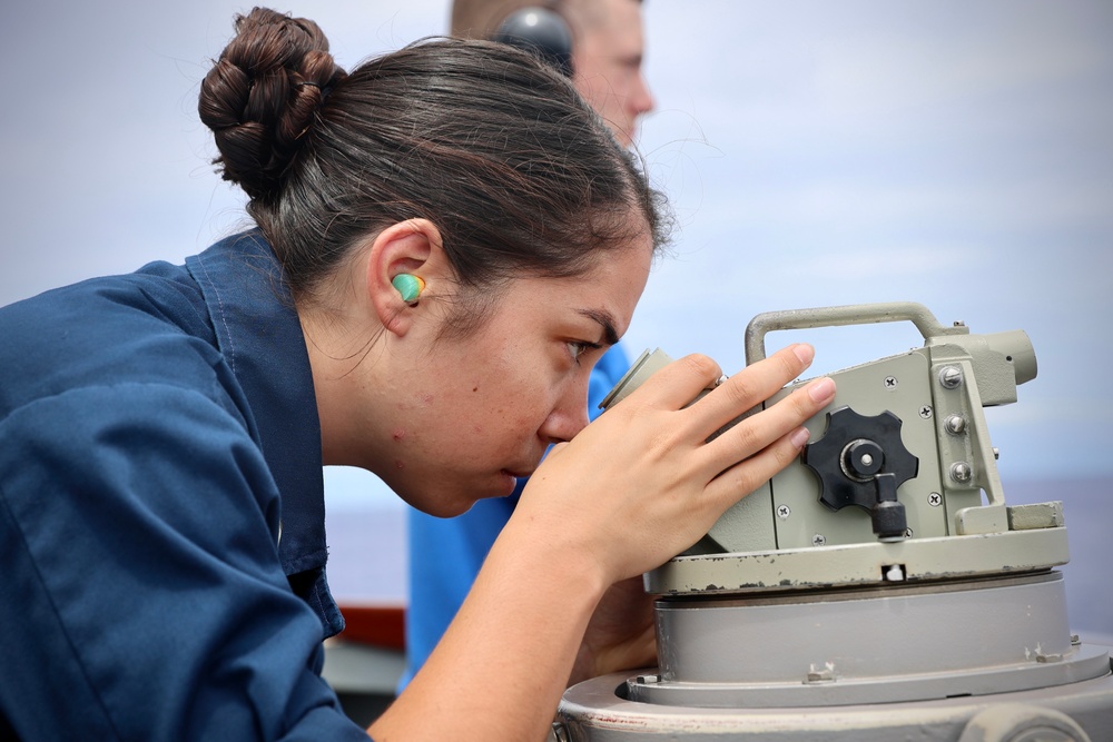 USS Barry (DDG 52) Conducts Naval Surface Fire Support Exercise