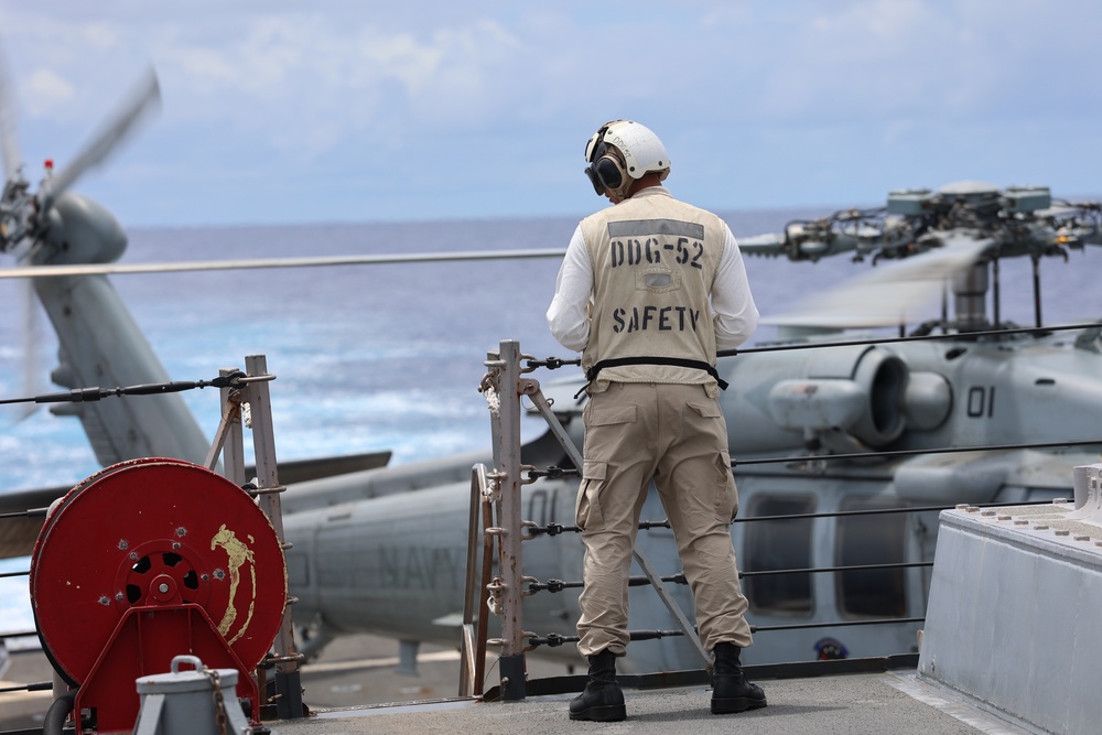 USS Barry (DDG 52) Conducts Naval Surface Fire Support Exercise