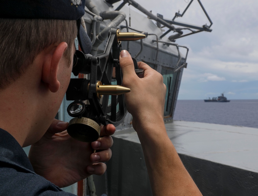 USS Barry (DDG 52) Conducts Underway Replenishment with USNS Yukon (T-AO 202)