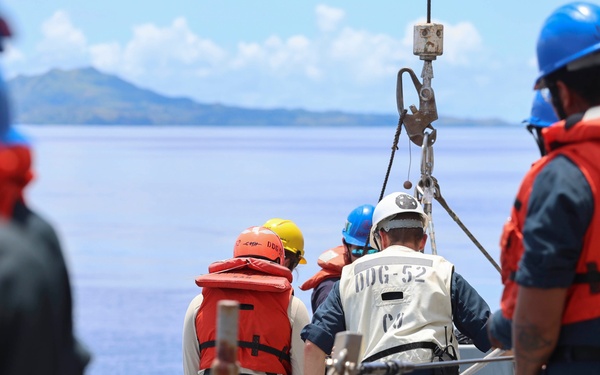 USS Barry (DDG 52) Conducts Small Boat Operations