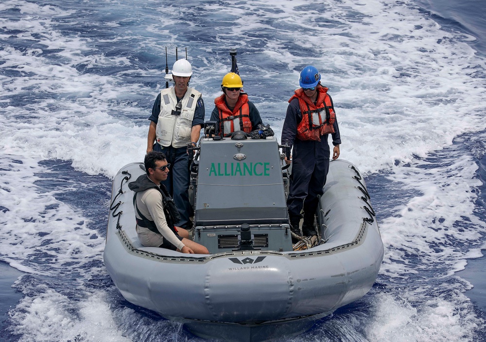 USS Barry (DDG 52) Conducts Small Boat Operations