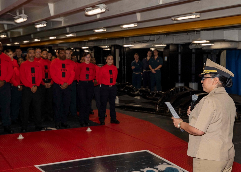 Daily operations aboard USS George H.W. Bush