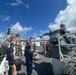 U.S. Navy members visit USCGC Joseph Gerczak (WPC 1126)