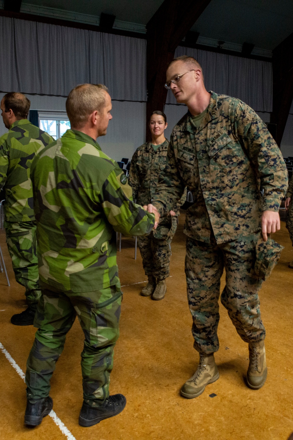 U.S. and Swedish Marine Senior Leadership Welcome Aboard