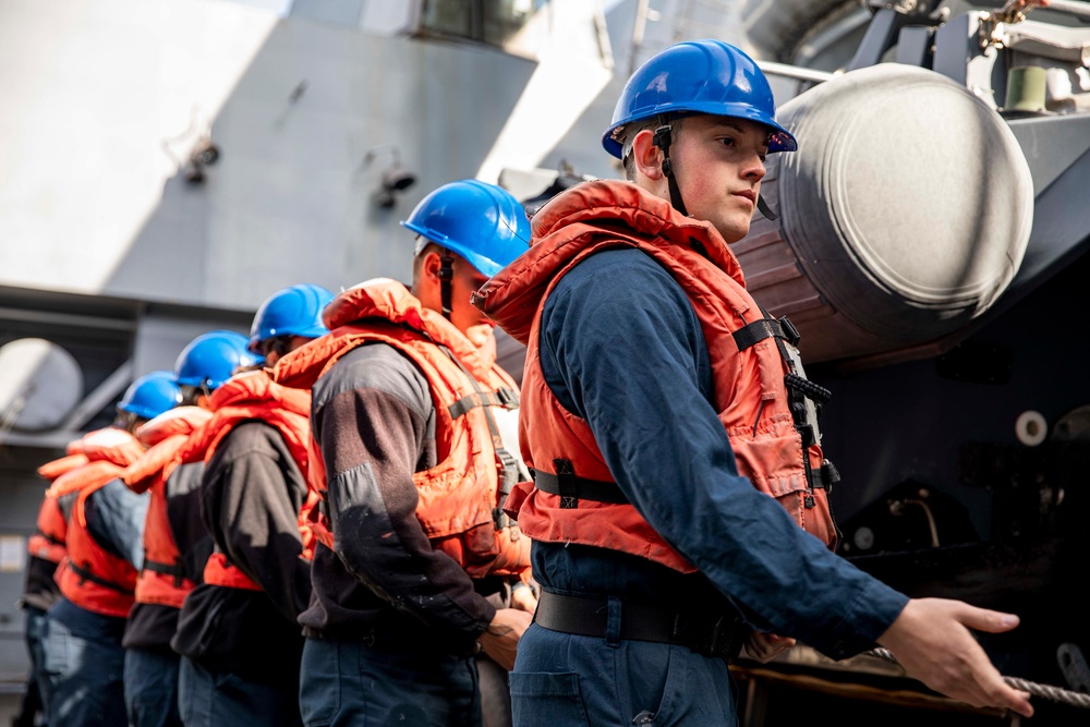 Proof of concept: USS Arlington replenishment-at-sea training with Royal Netherlands Navy