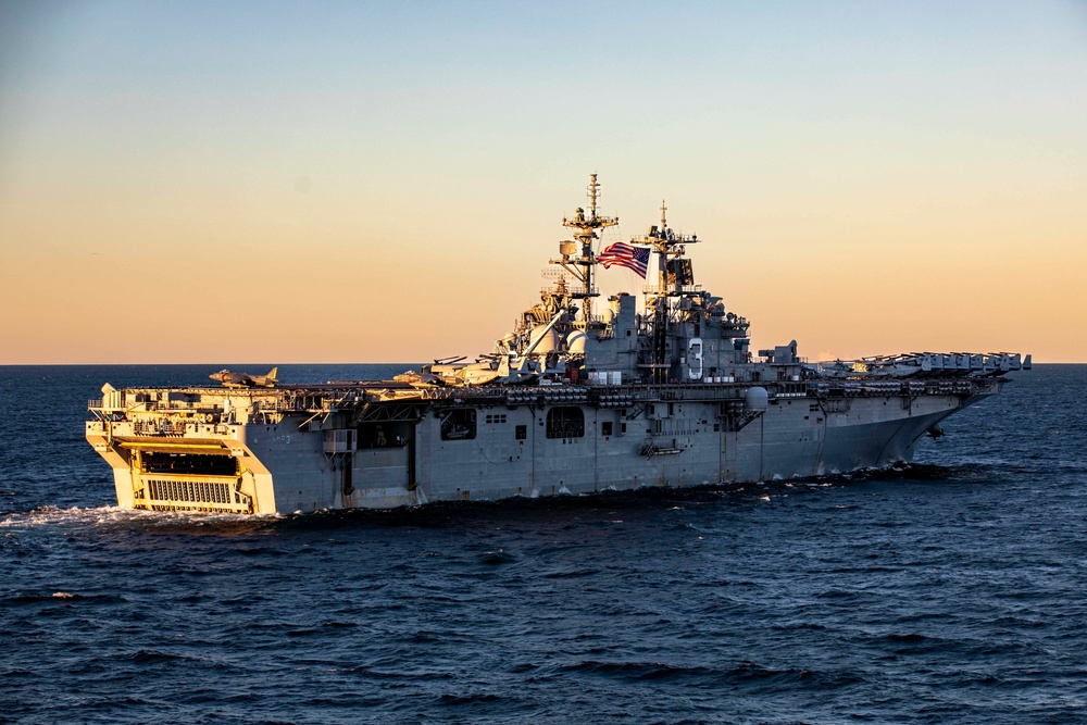 Kearsarge Amphibious Ready Group sails with U.S. ally and partner ships