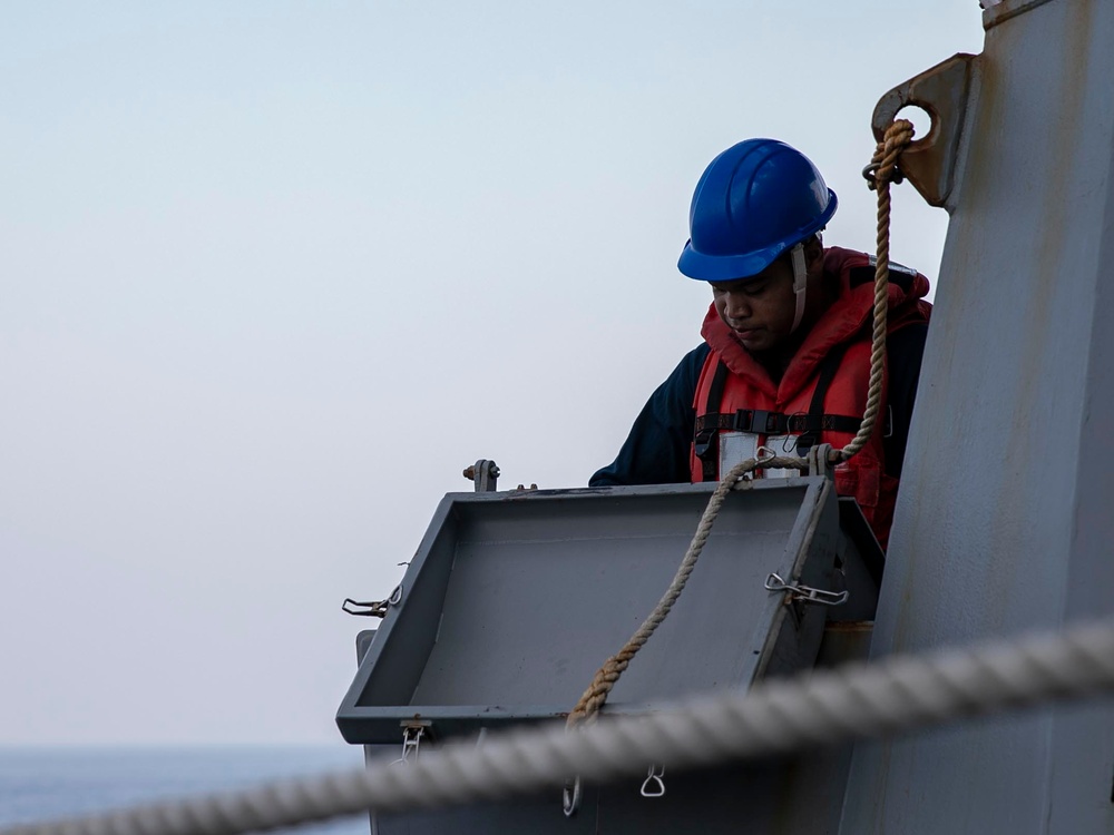 USS Delbert D. Black Conducts Small Boat Operations