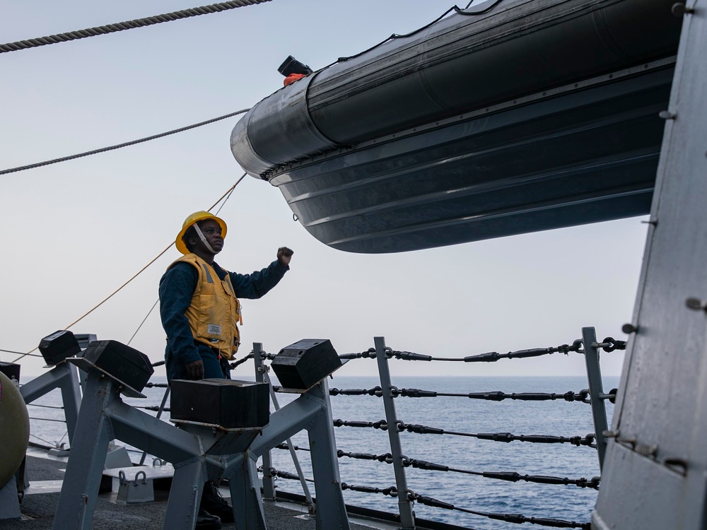 USS Delbert D. Black Conducts Small Boat Operations