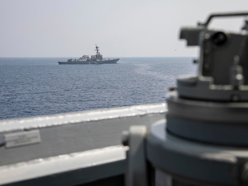 USS Delbert D. Black Transits Red Sea