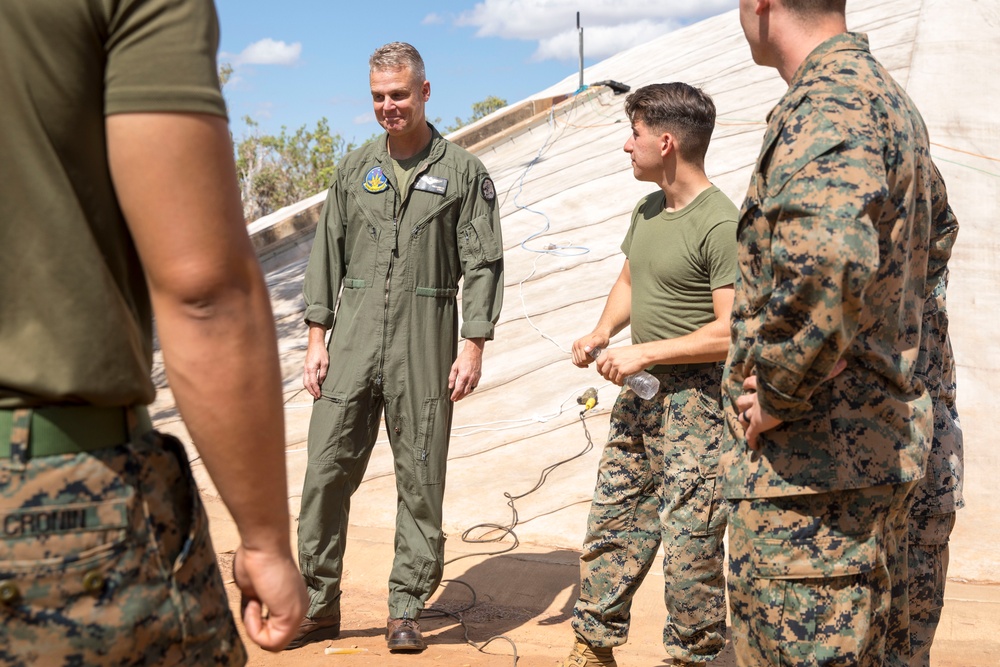 International media visit Marines during Pitch Black 22