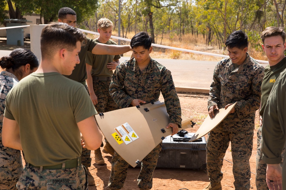 International media visit Marines during Pitch Black 22