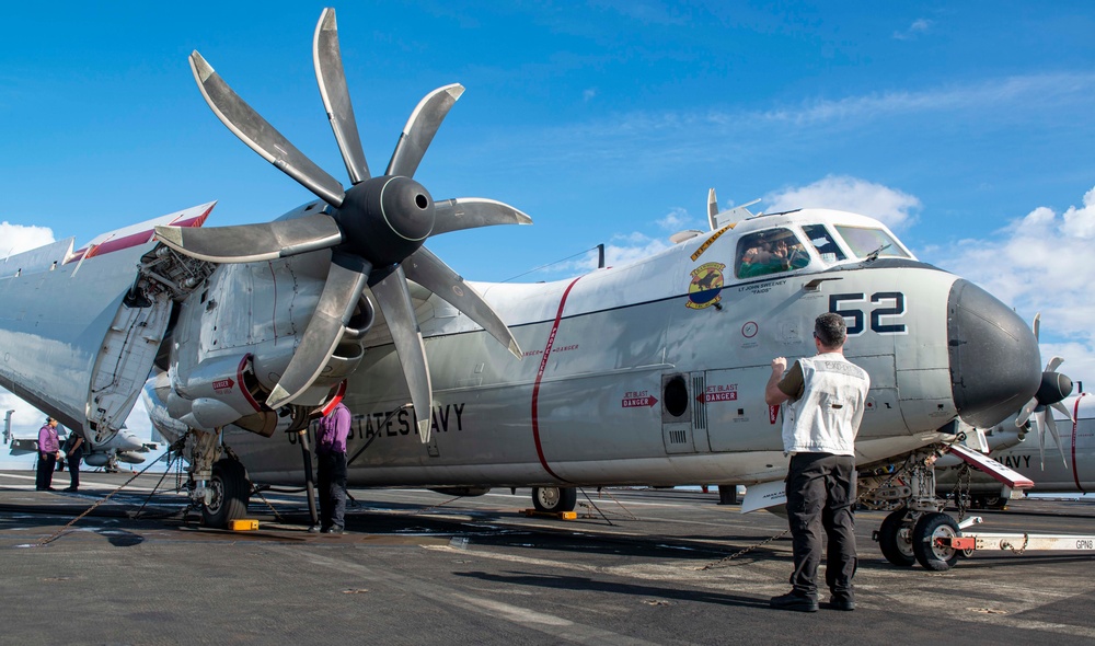 The Harry S. Truman Carrier Strike Group is operating in the Atlantic Ocean in support of naval operations to maintain maritime stability and security in order to ensure access, deter aggression and defend U.S., allied and partner interest.