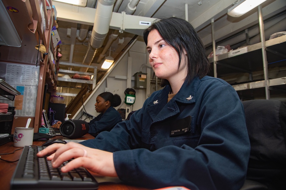 The Harry S. Truman Carrier Strike Group is operating in the Atlantic Ocean in support of naval operations to maintain maritime stability and security in order to ensure access, deter aggression and defend U.S., allied and partner interest.