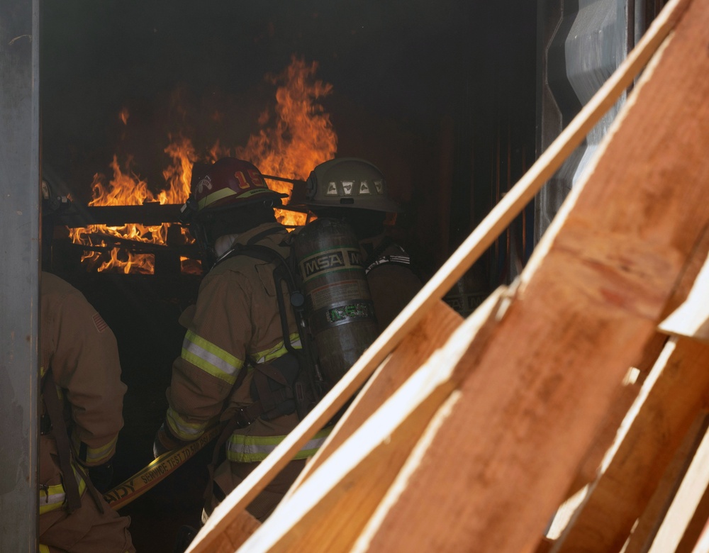 Nothing beats the heat like live fire training