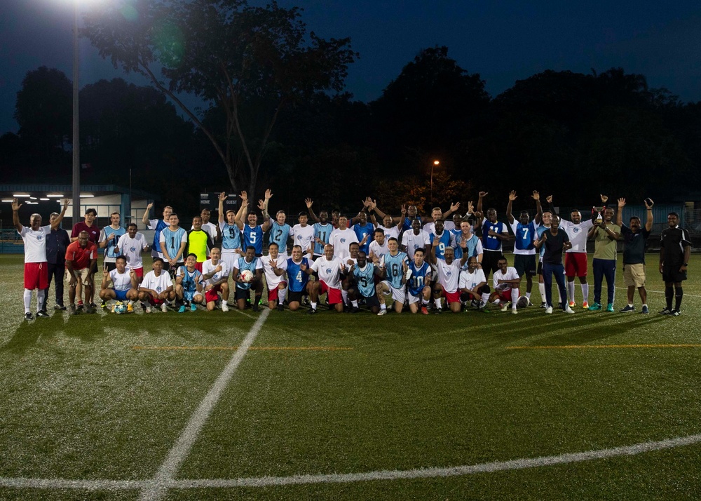 Sailors Play Soccer