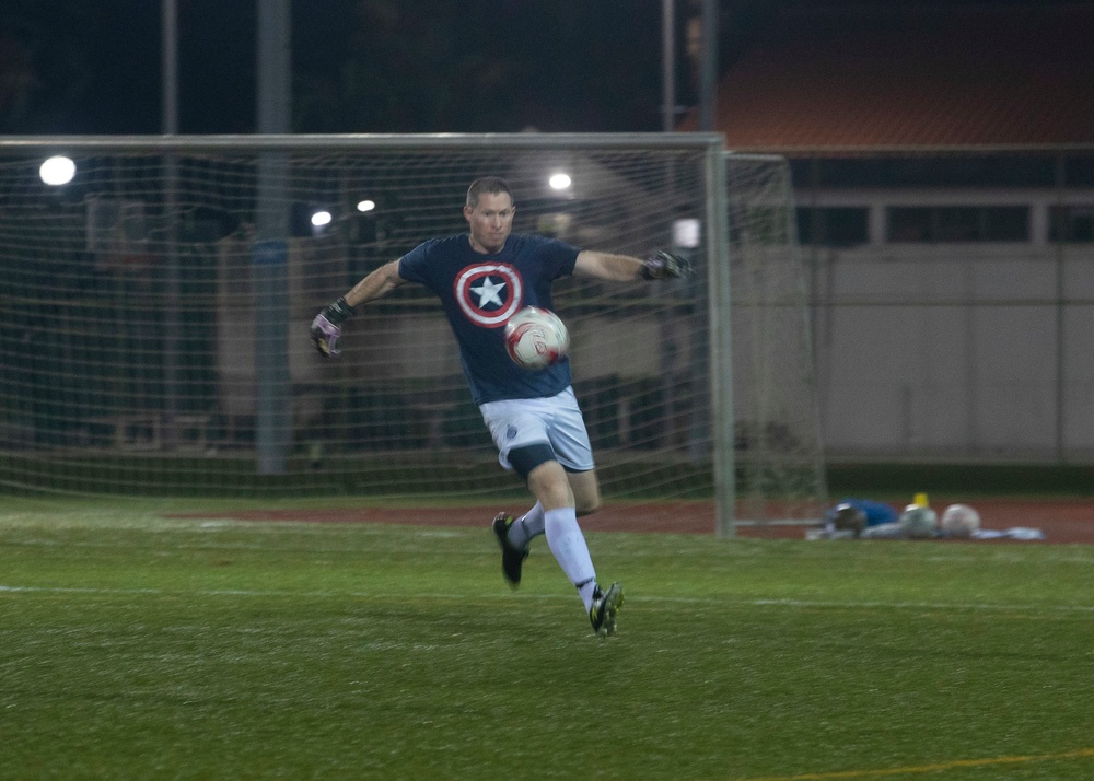 Sailors Play Soccer