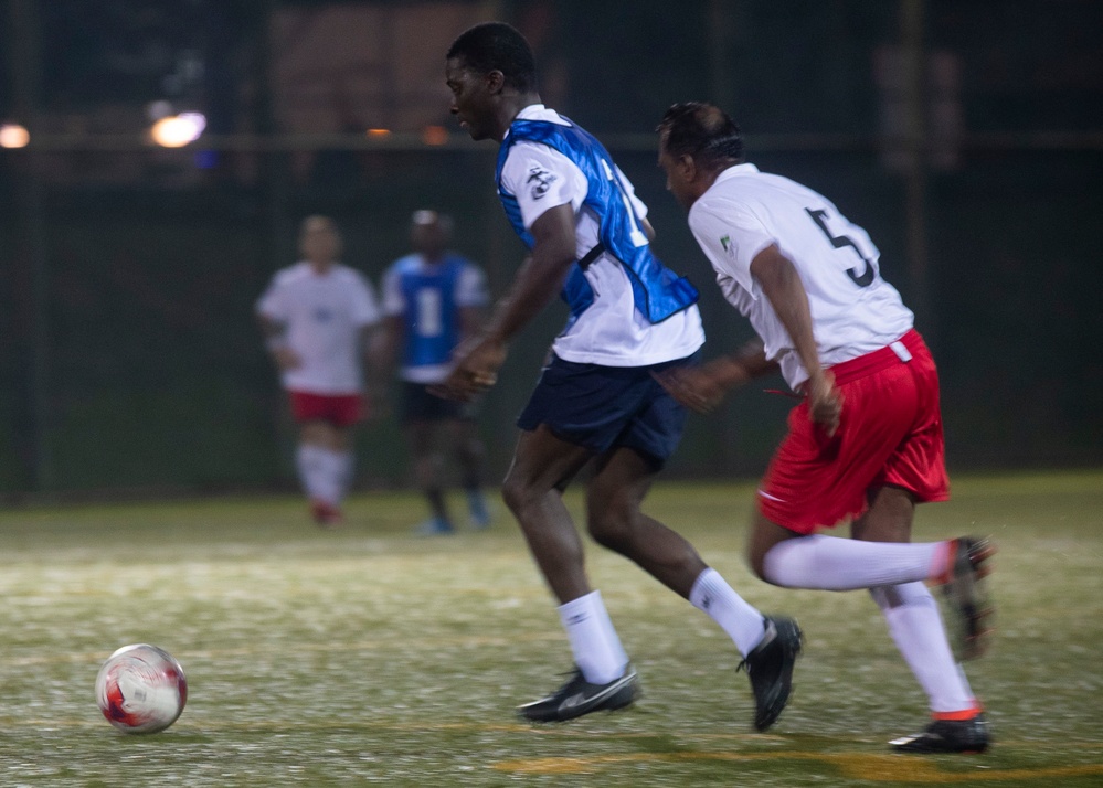 Sailors Play Soccer