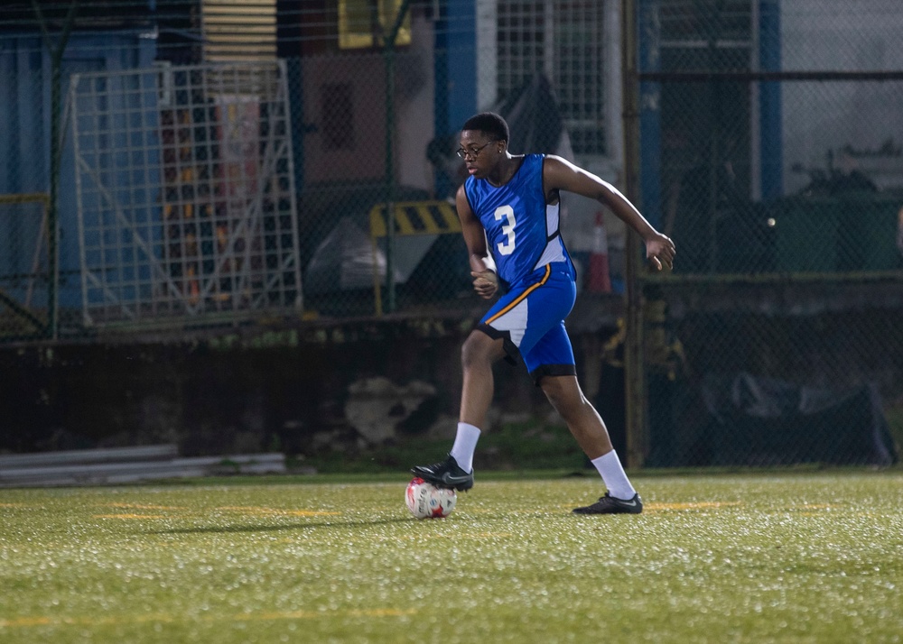 Sailors Play Soccer