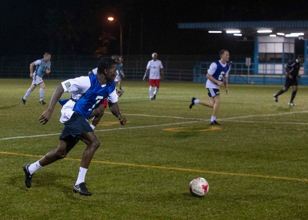 Sailors Play Soccer