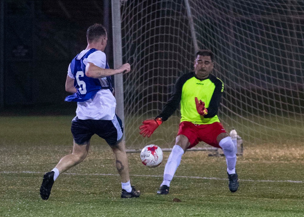 Sailors Play Soccer