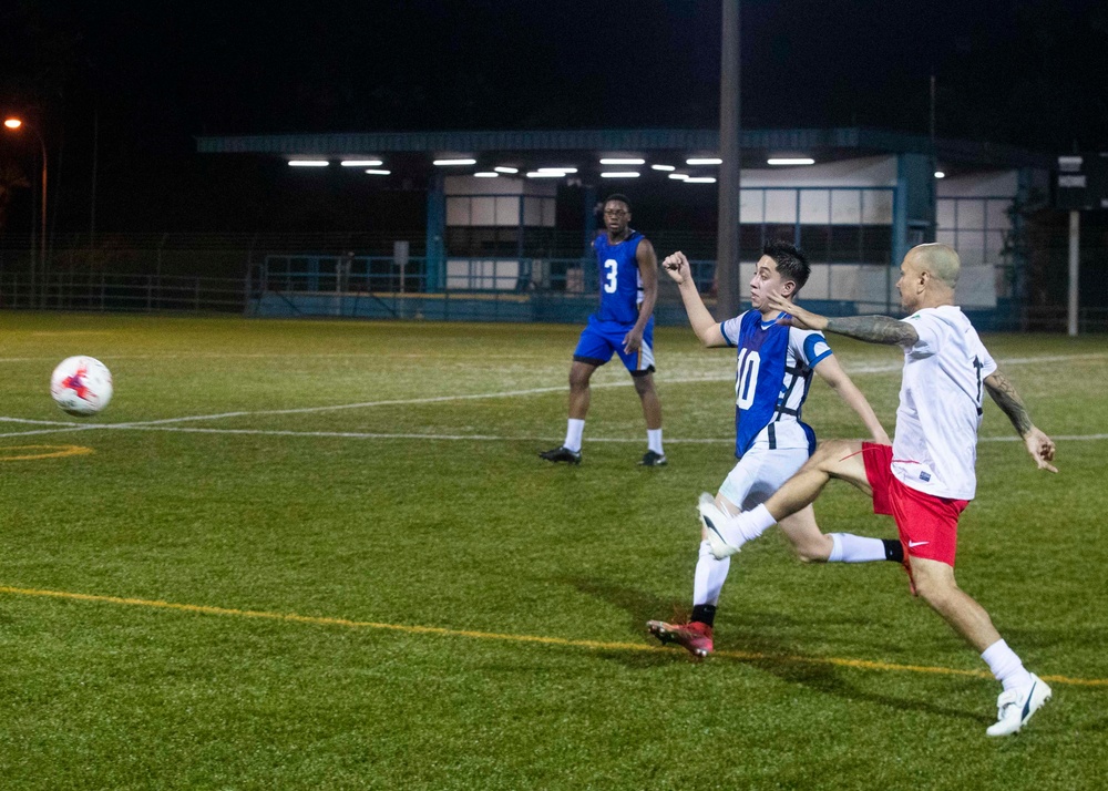 Sailors Play Soccer