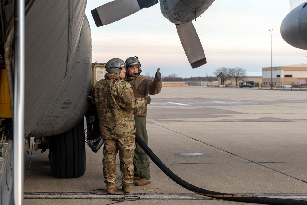 182nd Airlift wing certifies in Agile Combat Employment wet wing refueling operations