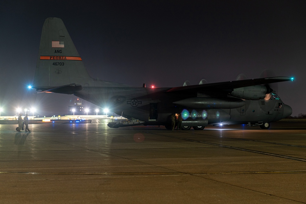 182nd Airlift wing certifies in Agile Combat Employment wet wing refueling operations